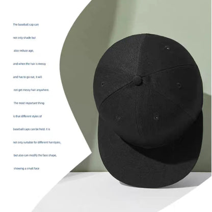 Large 64cm Back Closed Skateboard Cap for Men Fitted Baseball Cap XXL Male Big Size Snapback Caps Plain Football Hat 60cm 62cm