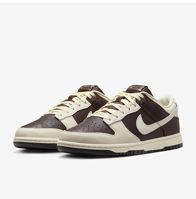 Nike Authentic Dunk Low — Sapatilhas clássicas respiráveis em pele durável para homem IH7333-200