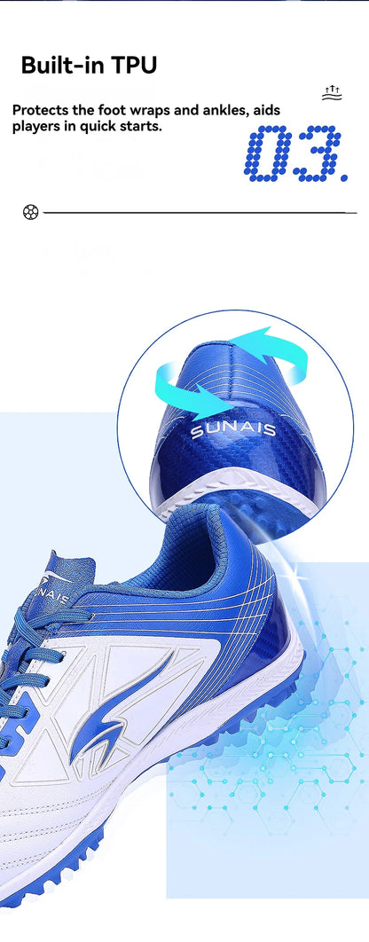SUNAIS Men's Training TF Soccer Shoes Artificial Grass Anti-Slippery Youth Football Shoes AG Women's Sports Training Shoes 835230