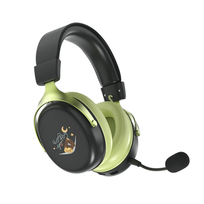 Casque de jeu AKKO Verge S9 E-Sports avec micro, casque de jeu quad-mode, son surround 7.1 canaux, audio FPS optimisé, haut-parleur de 53 mm