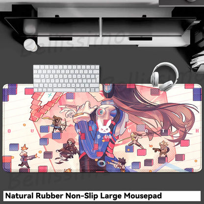 Gaming Accessories Overwatch D.Va Mouse Pad Large Keyboard Mousepad PC Cabinet Deskmat XXL Extended Mats Gamer Mousepad