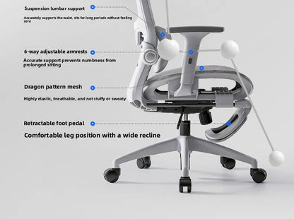 Multi-functional Chair Office Chair Computer Chair Recliner Chair Nap Ergonomic Chair Chair Swivel Chair E-sports Chair