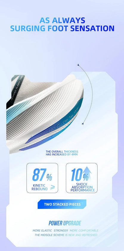 QIAODAN Feiying PB3 Enhanced Edition Professional Marathon Carbon Plate Running Shoes 2025 Men's Sneakers QDB023251299T