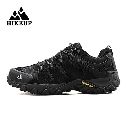 Męskie buty trekkingowe HIKEUP z zamszowej skóry – odporne na zużycie buty outdoorowe do trekkingu, chodzenia, polowania i zastosowań taktycznych