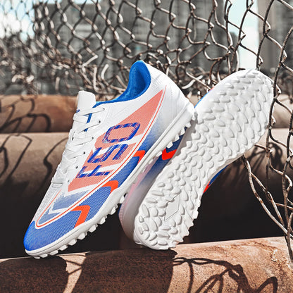Lightweight Men's Soccer Shoes TF Nail Broken Outdoor Sports Shoes, Wear-Resistant and Anti-Slip