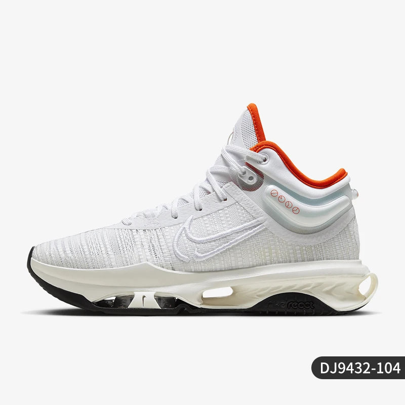 Ténis de basquetebol Nike genuínos para homem, com amortecimento e respirabilidade, de cano médio, modelo DJ9432-500