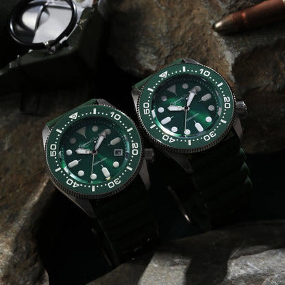 【Escapement Time】Quartz 2S60 Movement Diver Water Sapphire Ceramic Bezel BGW9 300M Waterproof The battery lasts for ten years