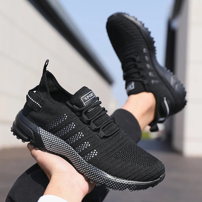 New Men's Breathable Casual Sports Shoes Summer Fashion Running Shoes 2025 Lightweight and Soft Casual Shoes Women's Sizes 36-46