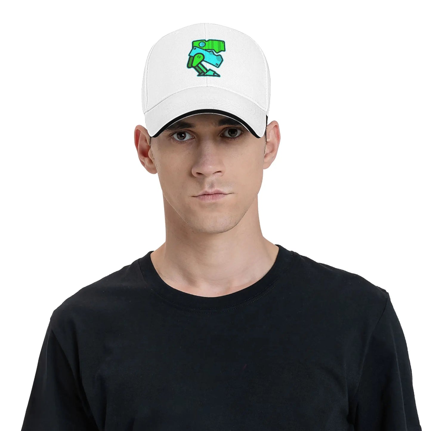 Geometry Game Dash Baseball Cap Casual Unblocked Level Sandwich Hat for Men Women Breathable Headwear Activities