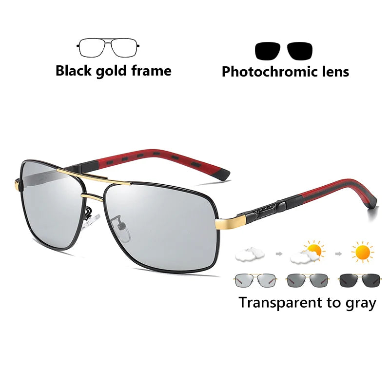 LIOUMO Brand Polarized Sunglasses Men Photochromic Sun Glasses For Women Driving Glasses Anti-Glare Goggles gafas de sol hombre