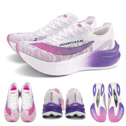 IRUNSVAN Original Carbon Plate Marathon Running Shoes Men Professional Stable Support Shock-Relief Ultra-Light Rebound Sneakers