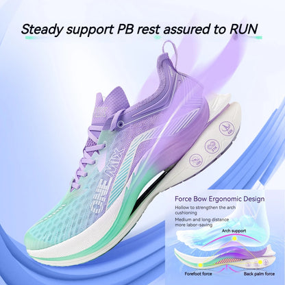 ONEMIX Marathon-Laufschuhe mit Carbonplatte, professionelle stabile Stütze, Stoßdämpfung, ultraleichte Rebound-Sneaker