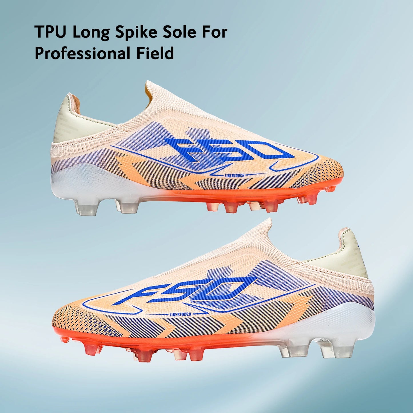 AG/FG Soccer Cleats for Men Women Kids Youth PU Fabric Upper TPU Sole Non-Slip Wear-Resistant for Natural Grass Sports Pitch Tra