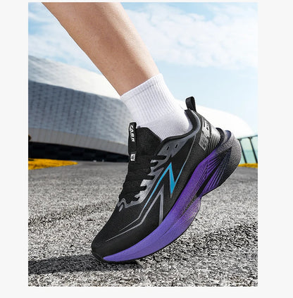Running Shoes Carbon Plate Specialty Marathon Men's Sports Mesh Breathable Lightweight Women's Athletic Non-Skid Sneakers