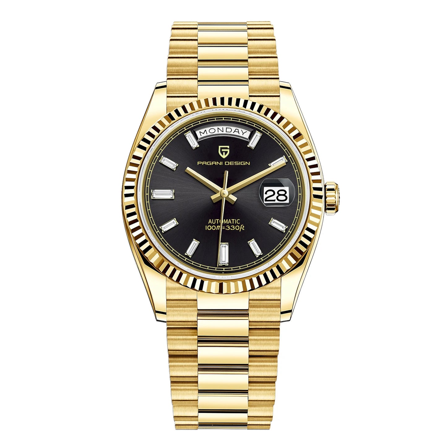 PAGANI DESIGN Men's Watches 2026 New Enamel Dial DD36 Automatic Watch Men Business Waterproof Mechanical Wristwatch For Men Gift