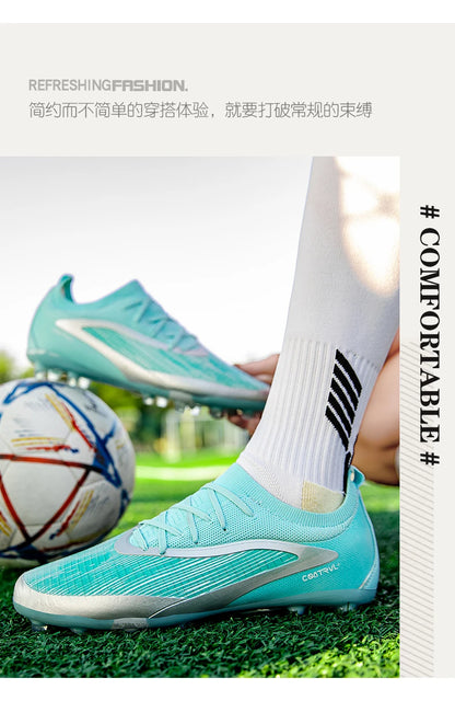 Scarpe da calcio TF da uomo, sneakers professionali per calcetto e futsal, scarpe da soccer casual da uomo di alta qualità per allenamento
