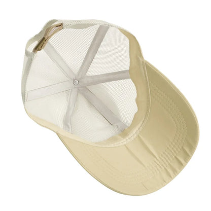 Men Women Summer Full Mesh Baseball Cap Quick Dry Cooling Sun Protection Hiking Golf Running Adjustable Hat