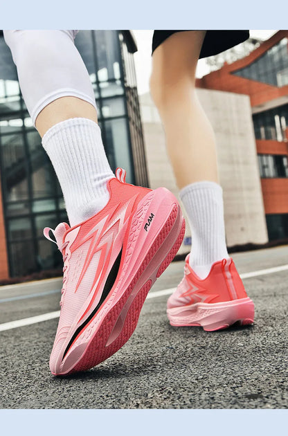 Spezialisierte Marathon-Laufschuhe für Herren und Damen, atmungsaktiv, leicht, mit Carbonplatte, komfortable, rutschfeste Sportsneaker
