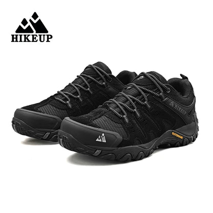 Męskie buty trekkingowe HIKEUP z zamszowej skóry – odporne na zużycie buty outdoorowe do trekkingu, chodzenia, polowania i zastosowań taktycznych