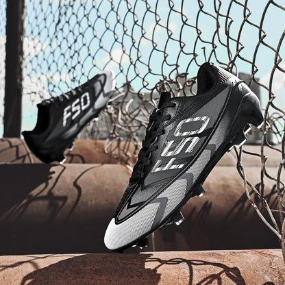 Chaussures de football pour hommes, crampons AG FG pour terrains durs, amortissement des chocs, confort, résistance à l'usure, idéales pour les matchs sur gazon naturel.
