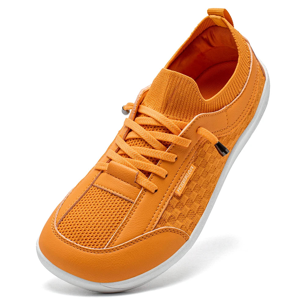 HOBIBEAR Men Barefoot Shoes Women Slip-On Wide Toe Walking Sneakers | Zero Drop Sole | Lightweight Breathable Minimalist Shoes