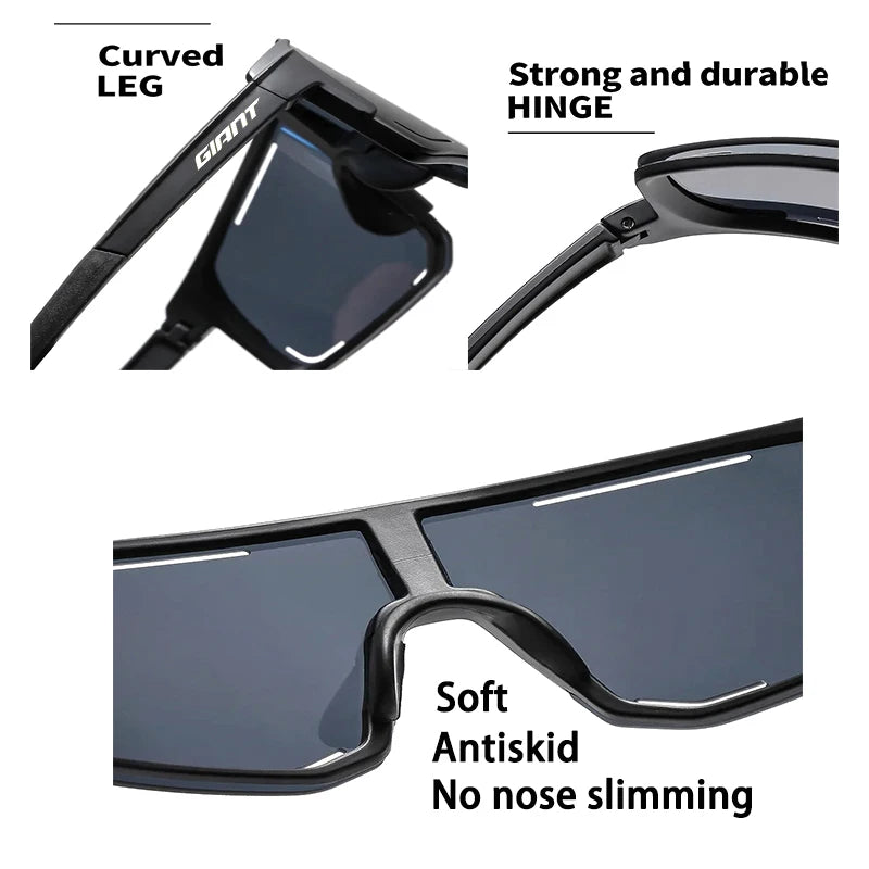 Giant Professional Grade Cycling Sunglasses - UV Protection, Anti-Glare, Impact Resistant, Outdoor Sports with case
