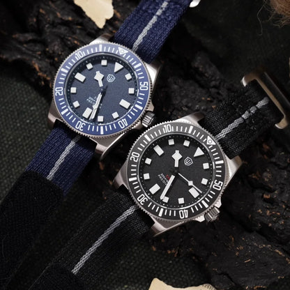 Watchdives EXD 40Mm Titanium Dive Watch Men's VH31 Sweep Quartz Watches 200 Waterproof AR Sapphire BGW9 Luminous 316L Wristwatch