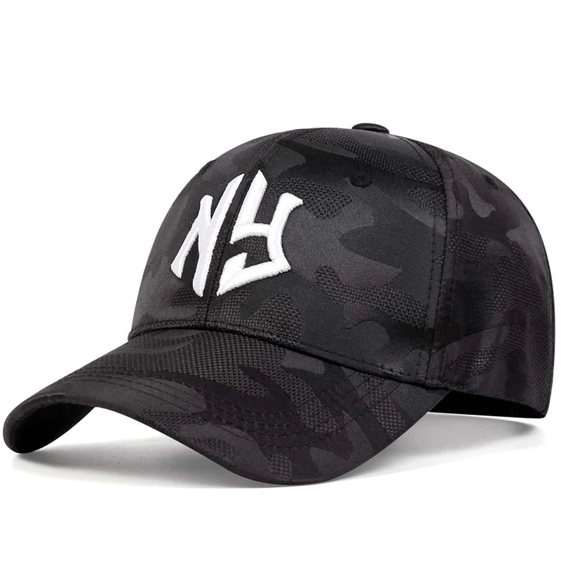 Fashion Letter Embroidery Camouflage Baseball Cap Spring Autumn Snapback Hat Adjustable Sports Casual Hats Sunscreen Hats