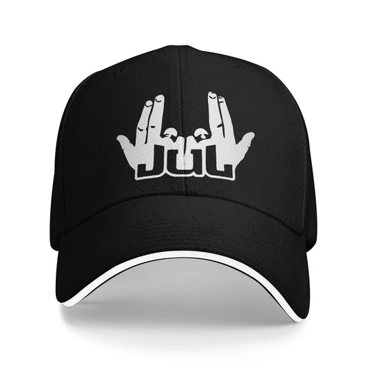 Boné de Baseball Unissexo Estilo Rapper Singer Jul, Boné Snapback com Design Único para Looks, Treinos ao Ar Livre e Oferta