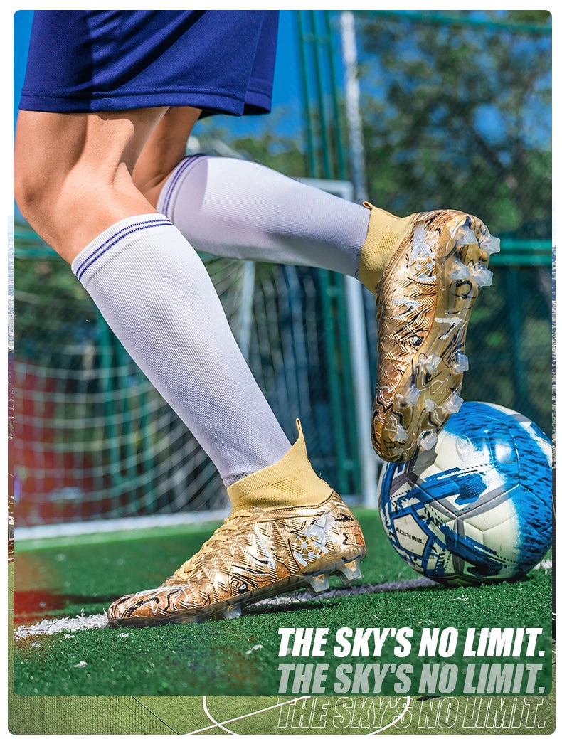 Novas Chuteiras de Futebol Profissionais para Homem, Antiderrapantes, Unissexo, Respiráveis, para Futsal e Desporto, Ultraleves, Drop Shipping