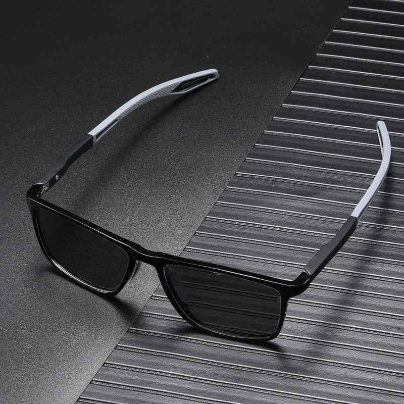 Men Women's Sports Sunglasses Square TR90 Frame Sun Glasses Eyewear Vintage Flexible Riding Goggle Shades Eyeglasses UV400