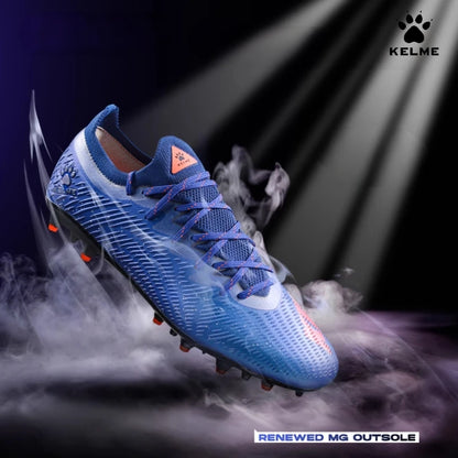 Chuteiras de Futebol Profissionais Kelme para Adulto TF, Chuteiras de Treino Juvenil MG Antiderrapantes para Jogo de Futebol