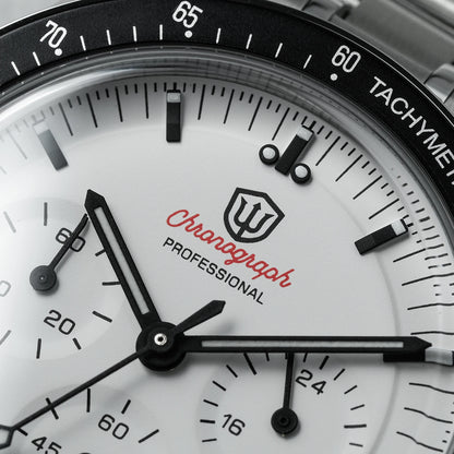 Relógio Masculino Watchdives New Wd1863 Quartz VK63 Chronograph, Safira Abaulada, Impermeável, 39Mm, Aço, Marca Premium, Luxo Business