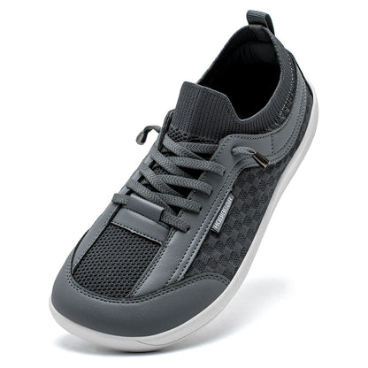 HOBIBEAR Men Barefoot Shoes Women Slip-On Wide Toe Walking Sneakers | Zero Drop Sole | Lightweight Breathable Minimalist Shoes