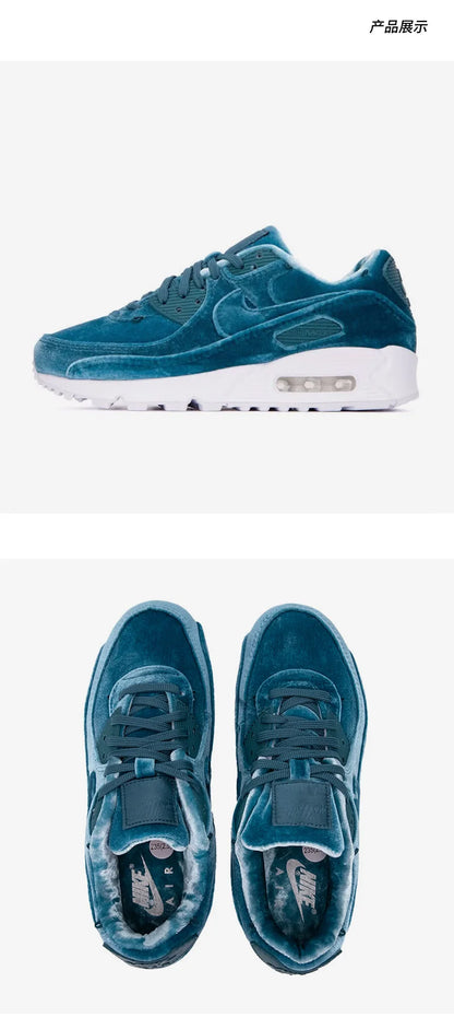 Nike Authentic Air Max 90 Blue Velvet Women's Air Cushion Sports Shoes DO2194-001