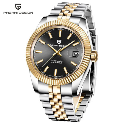 PAGANI DESIGN 40MM Men Mechanical Watch Top Luxury Japan Movement Automatic Watch Sport Stainless Steel Waterproof Men Watches