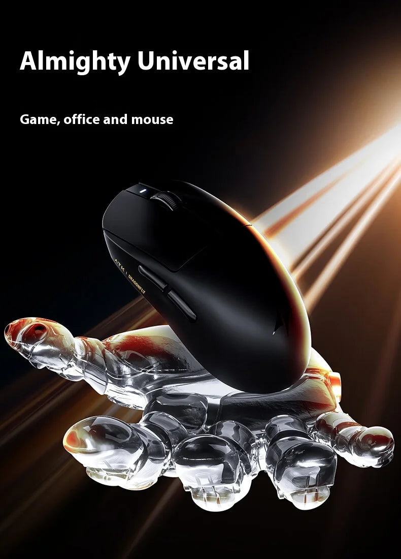 ATK A9 Ultra kabellose Gaming-Maus, Tri-Mode, 8K, 53g, leicht, A9/A9 SE/A9 Plus/A9 Pro Gaming-Maus, E-Sports-PC, personalisiertes Geschenk