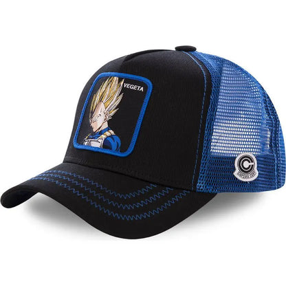 High Quality Dragon Ball Z Styles Anime Son Goku Cotton New Baseball Cap Men Women Hip Hop Dad Adjustable Mesh Hat Trucker Hat