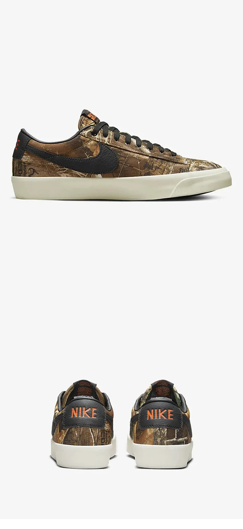 Zapatillas deportivas Nike Authentic Blazer para hombre y mujer, ligeras, de moda y de caña baja DO9398-001