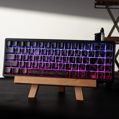 Teclado XVX Spider Web M67 JadeStone con teclas IMD-Tech, conexión trimodo y retroiluminación RGB personalizada 60%