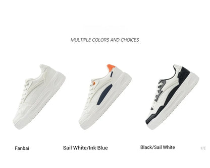 Zapatillas de skate Xtep: zapatillas deportivas ligeras de verano, suela gruesa, de caña baja, modernas y de estilo urbano 875319310016