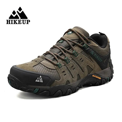 Męskie buty trekkingowe HIKEUP z zamszowej skóry – odporne na zużycie buty outdoorowe do trekkingu, chodzenia, polowania i zastosowań taktycznych