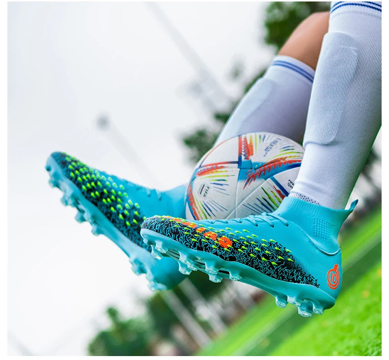 Chuteiras profissionais de futebol para homem, originais, para futebol indoor, relva e treino TF/FG