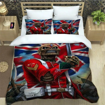 3D Rock Band I-Iron-M-Maiden Bedding Sets Exquisite Bed Supplies Set Duvet Cover Comforter Set Bedding Set Luxury Birthday Gift