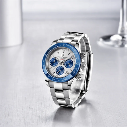 Novo PAGANI DESIGN PD1644 Relógio de Luxo para Homem em Quartzo com Data Automática, Cronógrafo Desportivo de Pulso, Impermeável 100m, Presente para Homem