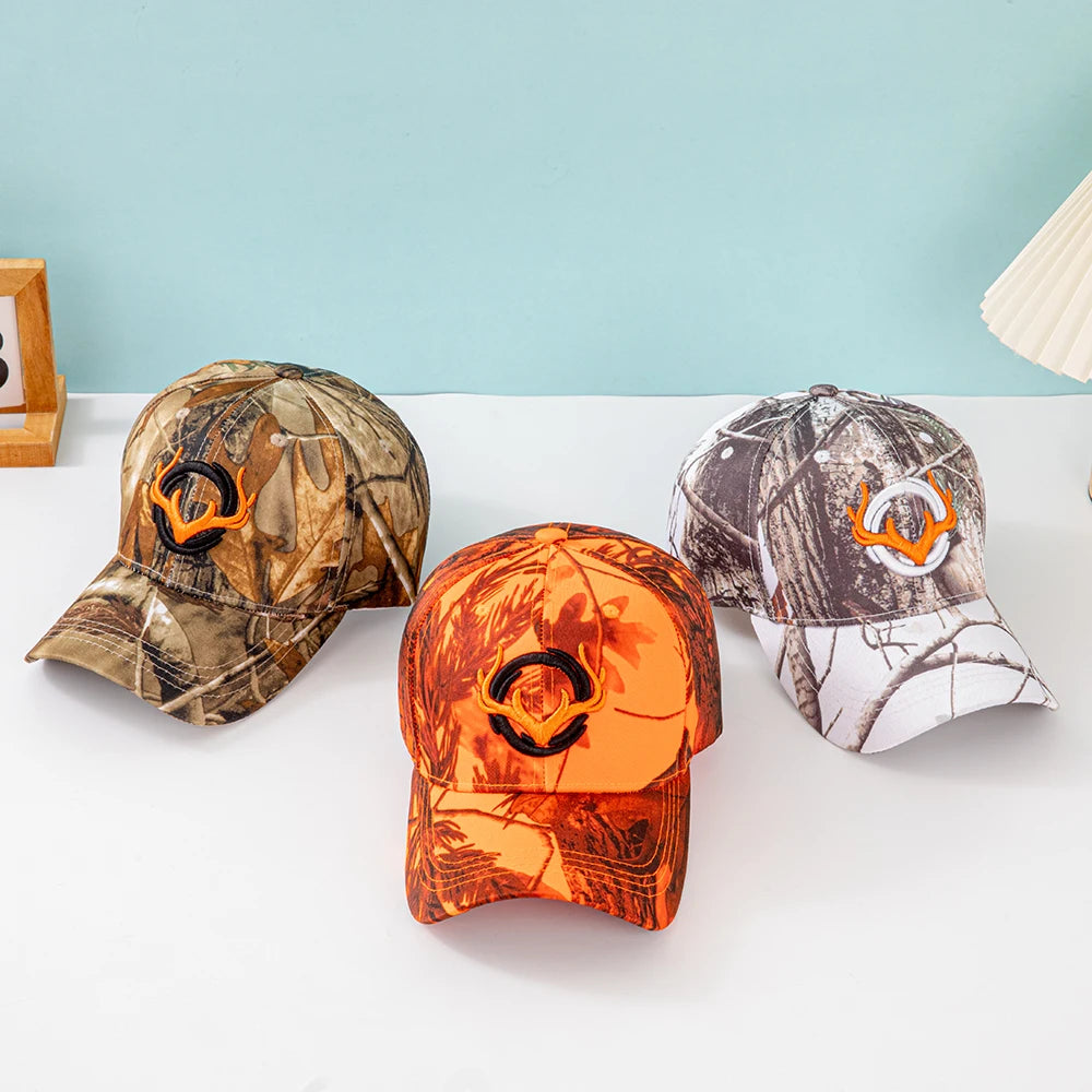 Fashion Horns Embroidery Baseball Caps Men Women amouflage Tactical Sun Hat Spring Autumn Outdoor Sports iking Fishing Visors