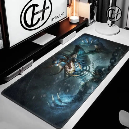Mouse Pad World of Warcraft Lich King για PC HD Anime Gaming Αξεσουάρ Πληκτρολόγιο Mousepad Φορητού Υπολογιστή XXL Επιφάνεια Γραφείου για Game Cabinet Χαλί