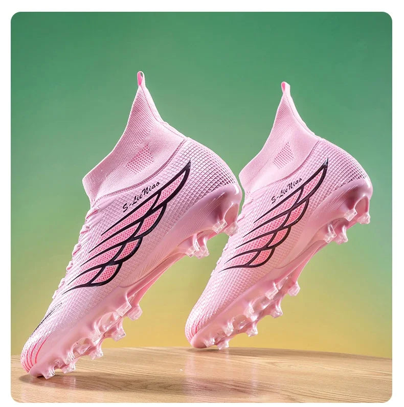 Nouvelles chaussures de football pour hommes, chaussures de sport pour terrain gazonné, chaussures de football pour matchs en plein air, chaussures d'entraînement professionnelles antidérapantes, chaussures ultralégère