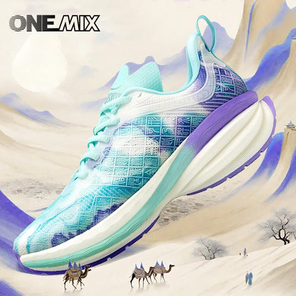 Zapatillas deportivas ONEMIX: nuevas zapatillas de running para hombre con amortiguación, antideslizantes, transpirables y ligeras; zapatillas deportivas para mujer para actividades al aire libre