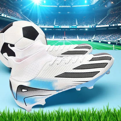Chuteiras de futebol para homem e rapaz, ultraleves, profissionais, antiderrapantes e confortáveis, para treino e jogo em relva